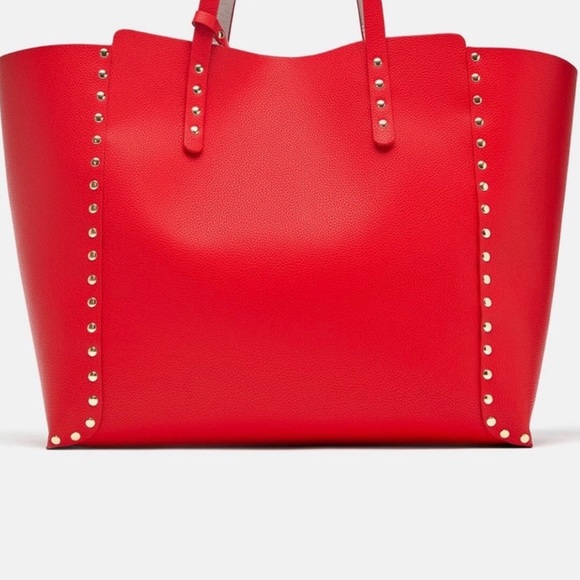 Never worn Zara reversible studded tote - Picture 2 of 4